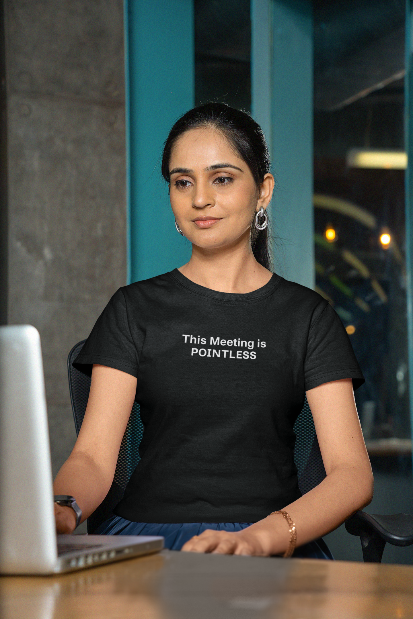 Pointless Meeting T-Shirt, Casual Gift for Coworkers