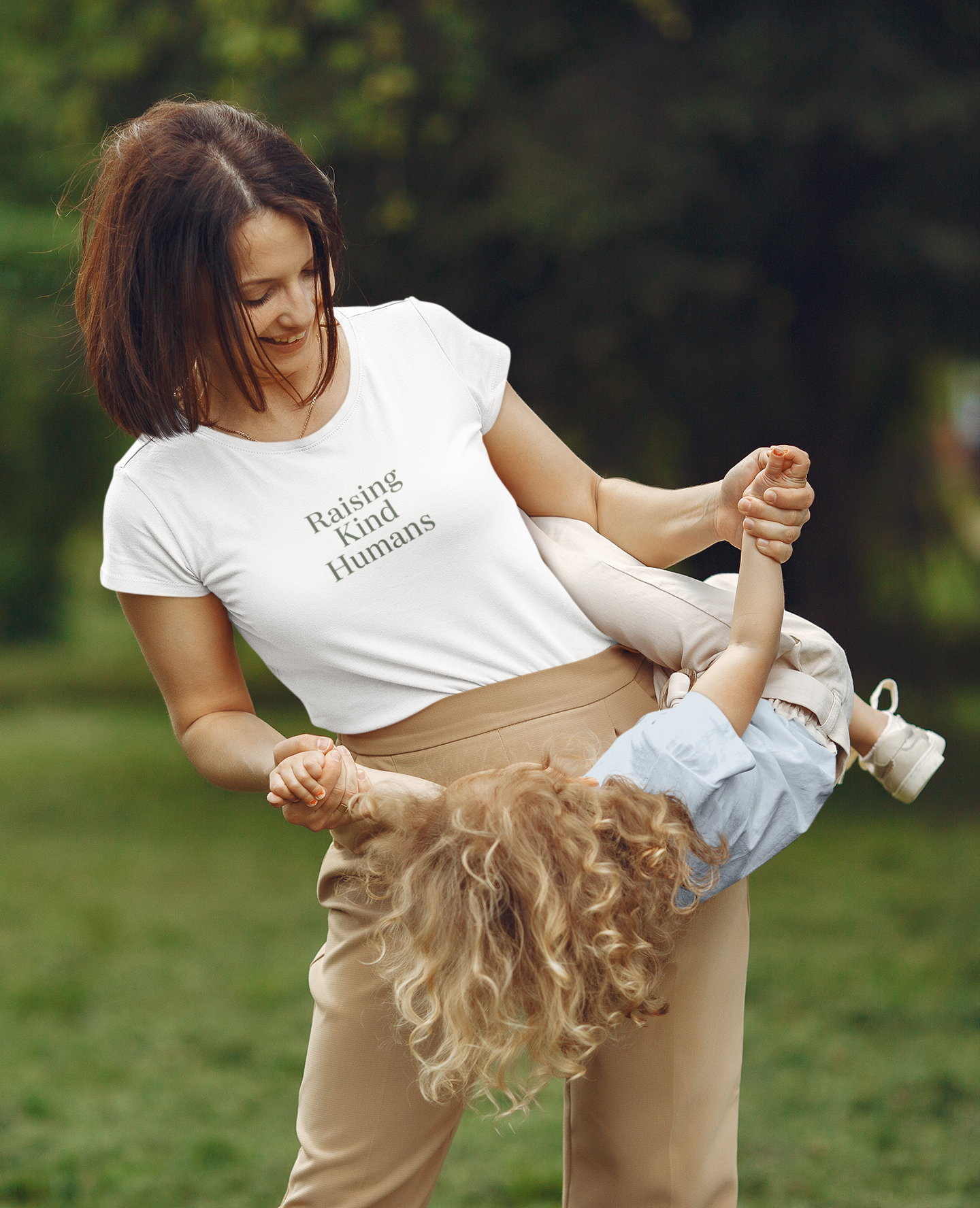 Raising Kind Humans Tee, Gift for Parents, Mom T-shirt