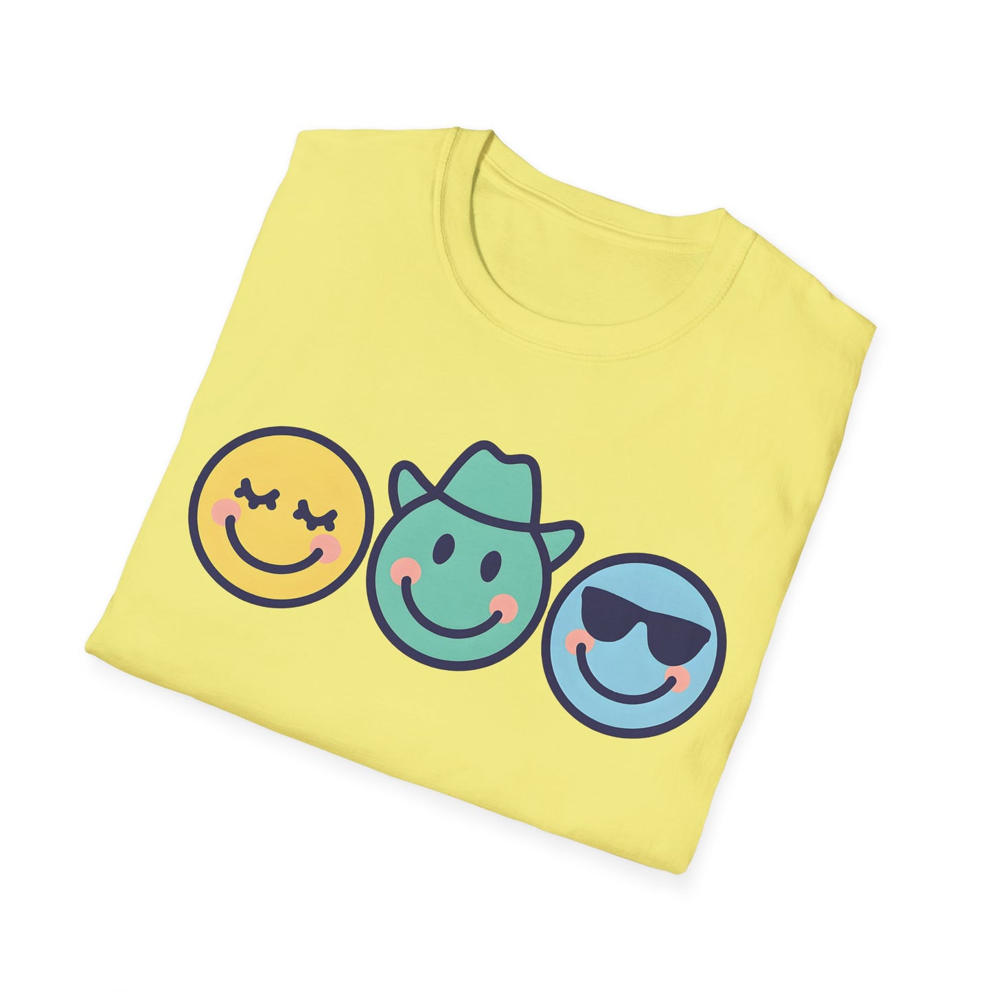 Happy Vibes Emoji T-Shirt