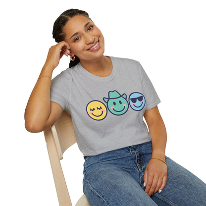 Happy Vibes Emoji T-Shirt