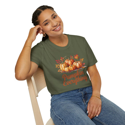 Autumn Pumpkin Everything T-Shirt | Cozy Graphic Tee for Fall