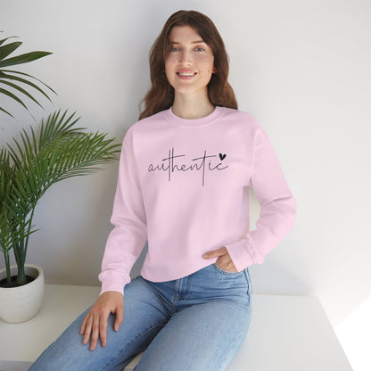 Be Authentic Inspirational Sweathshirt
