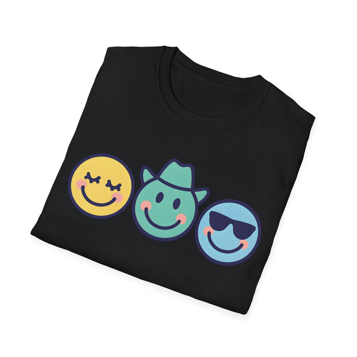 Happy Vibes Emoji T-Shirt