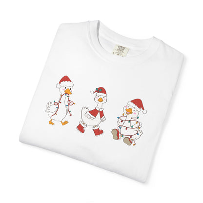 Christmas Ducks Unisex T-Shirt, Holiday Tee