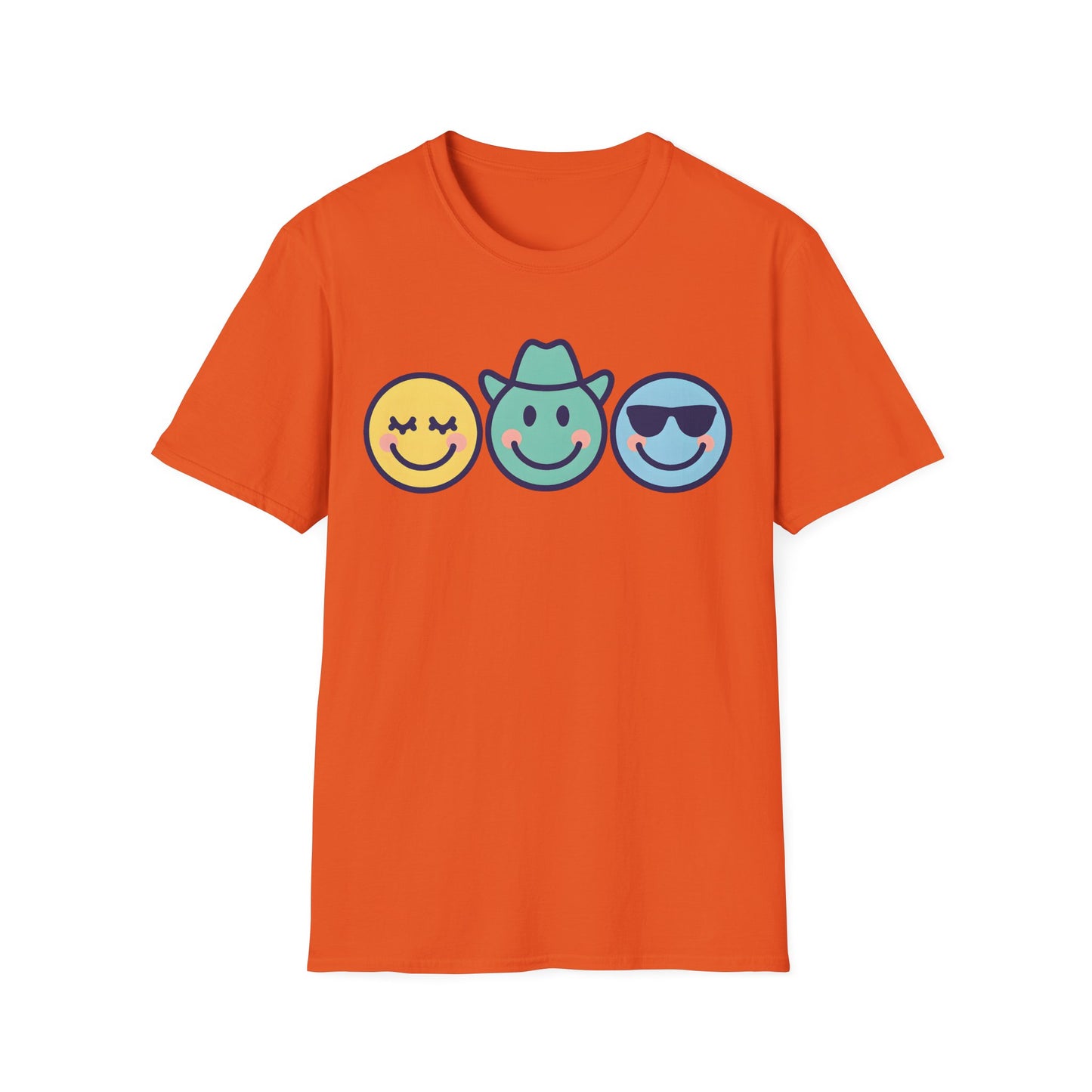 Happy Vibes Emoji T-Shirt