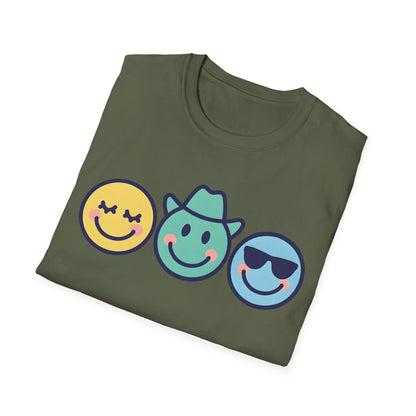 Happy Vibes Emoji T-Shirt