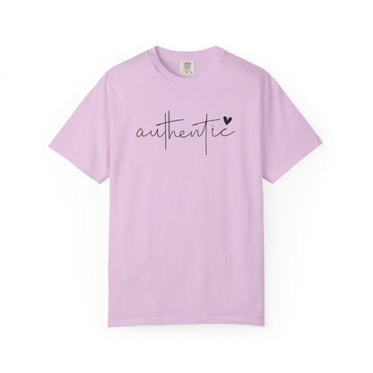 Authentic Love Unisex T-shirt - Soft Garment-Dyed Tee for Everyday Comfort