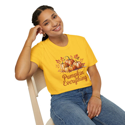 Autumn Pumpkin Everything T-Shirt | Cozy Graphic Tee for Fall