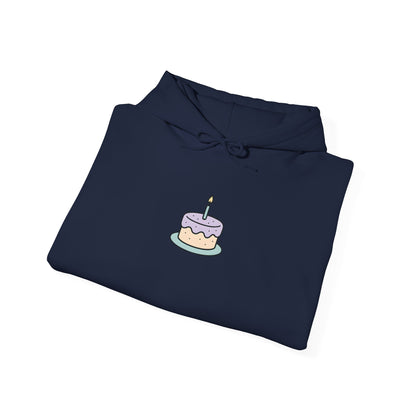 Birthday Cake Hoodie, Cute Gift for Cake Lovers