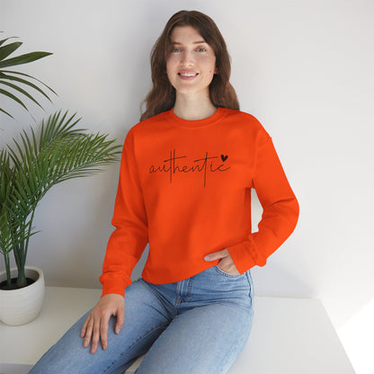 Be Authentic Inspirational Sweathshirt