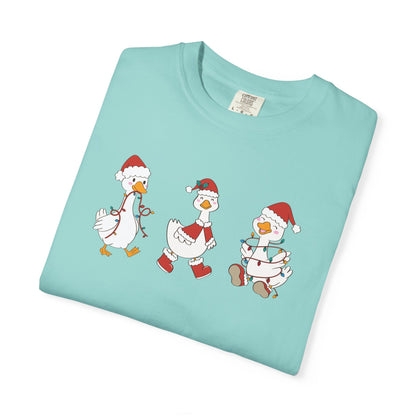 Christmas Ducks Unisex T-Shirt, Holiday Tee