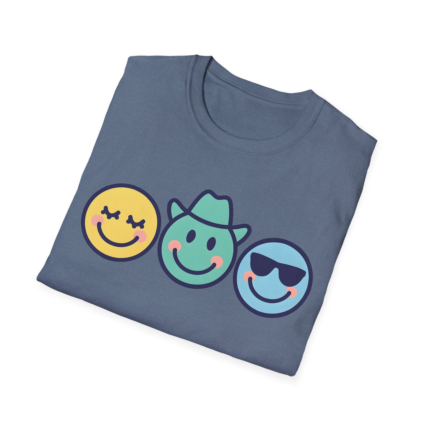 Happy Vibes Emoji T-Shirt