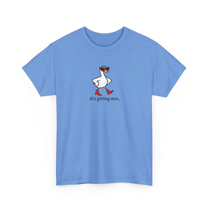 "It's Giving Mrs." Cotton T-Shirt
