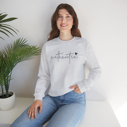 Be Authentic Inspirational Sweathshirt