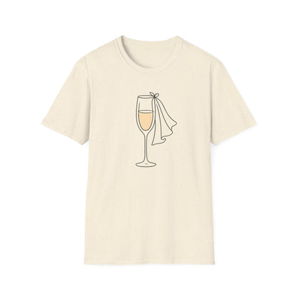 Bachelorette, Champagne Celebrate T-Shirt | Unisex Party Tee