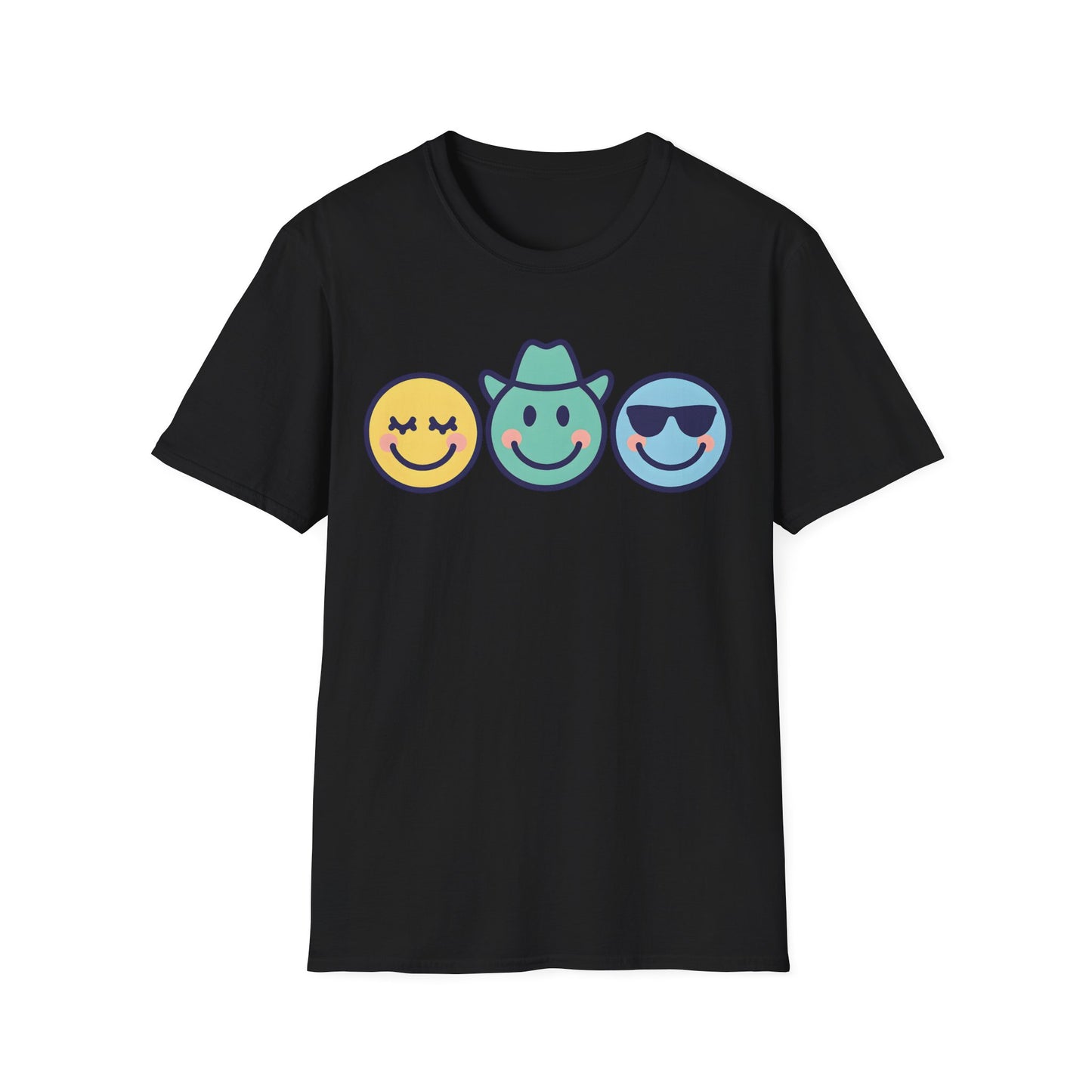 Happy Vibes Emoji T-Shirt