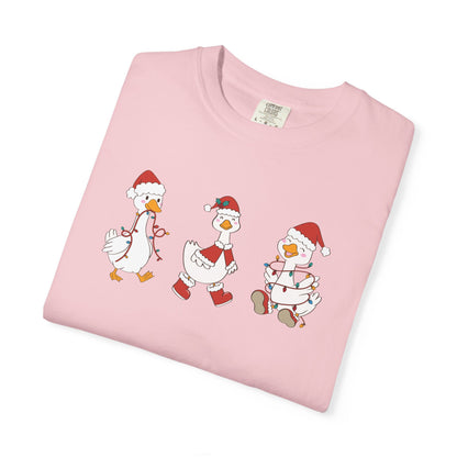 Christmas Ducks Unisex T-Shirt, Holiday Tee