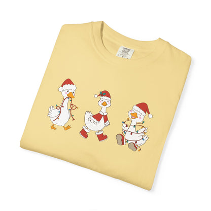 Christmas Ducks Unisex T-Shirt, Holiday Tee
