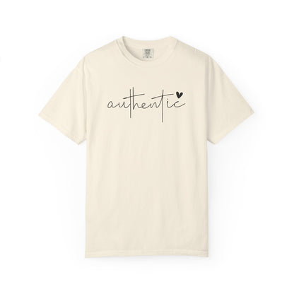 Authentic Love Unisex T-shirt - Soft Garment-Dyed Tee for Everyday Comfort