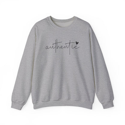 Be Authentic Inspirational Sweathshirt