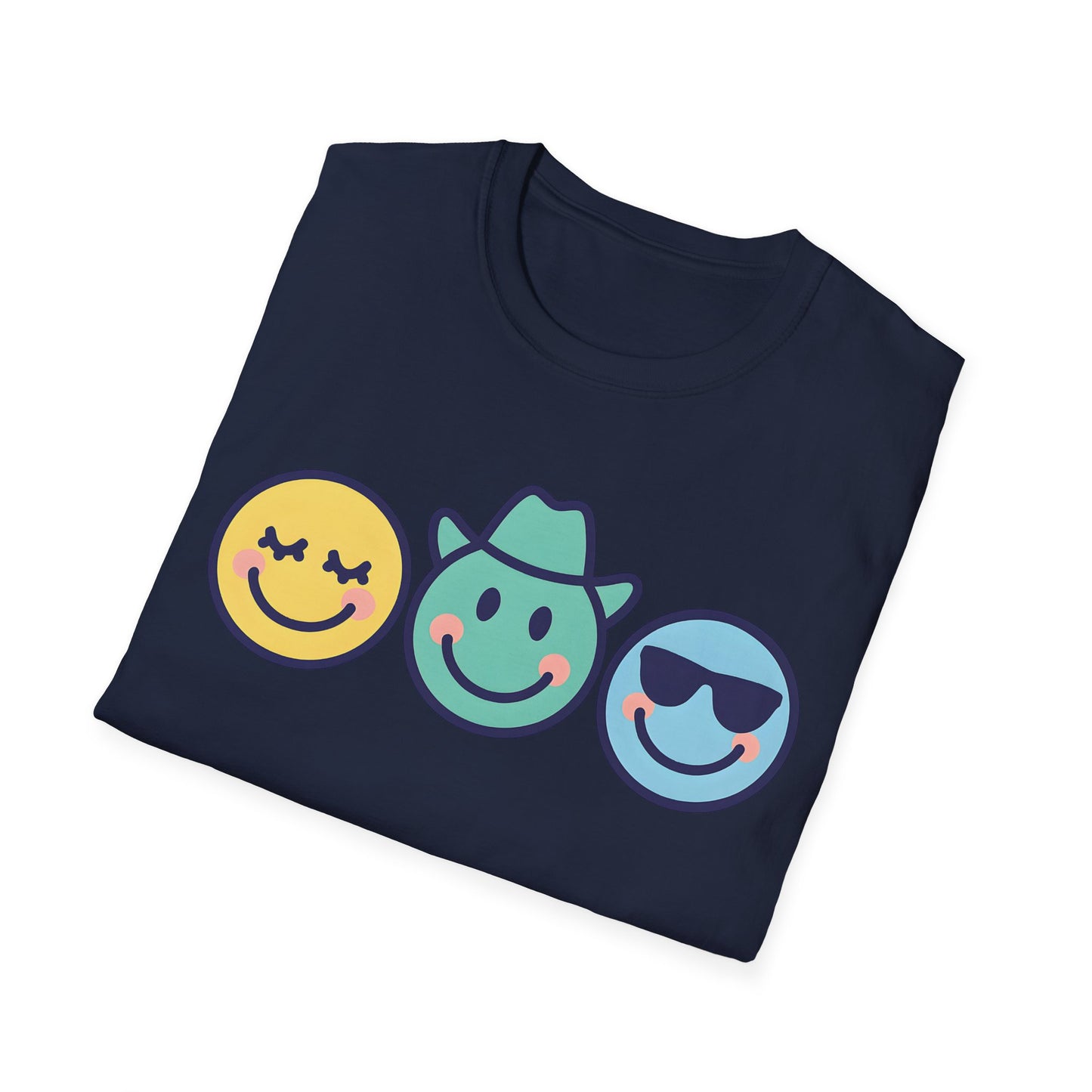 Happy Vibes Emoji T-Shirt