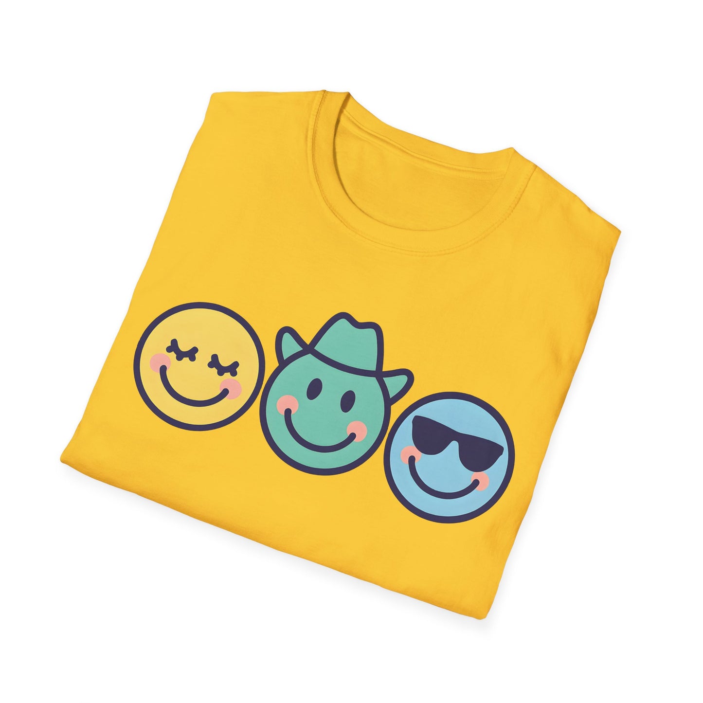 Happy Vibes Emoji T-Shirt