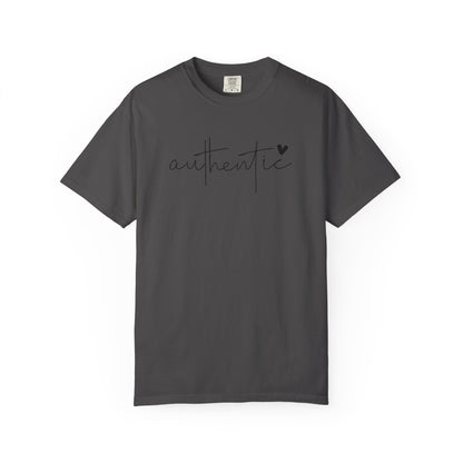 Authentic Love Unisex T-shirt - Soft Garment-Dyed Tee for Everyday Comfort