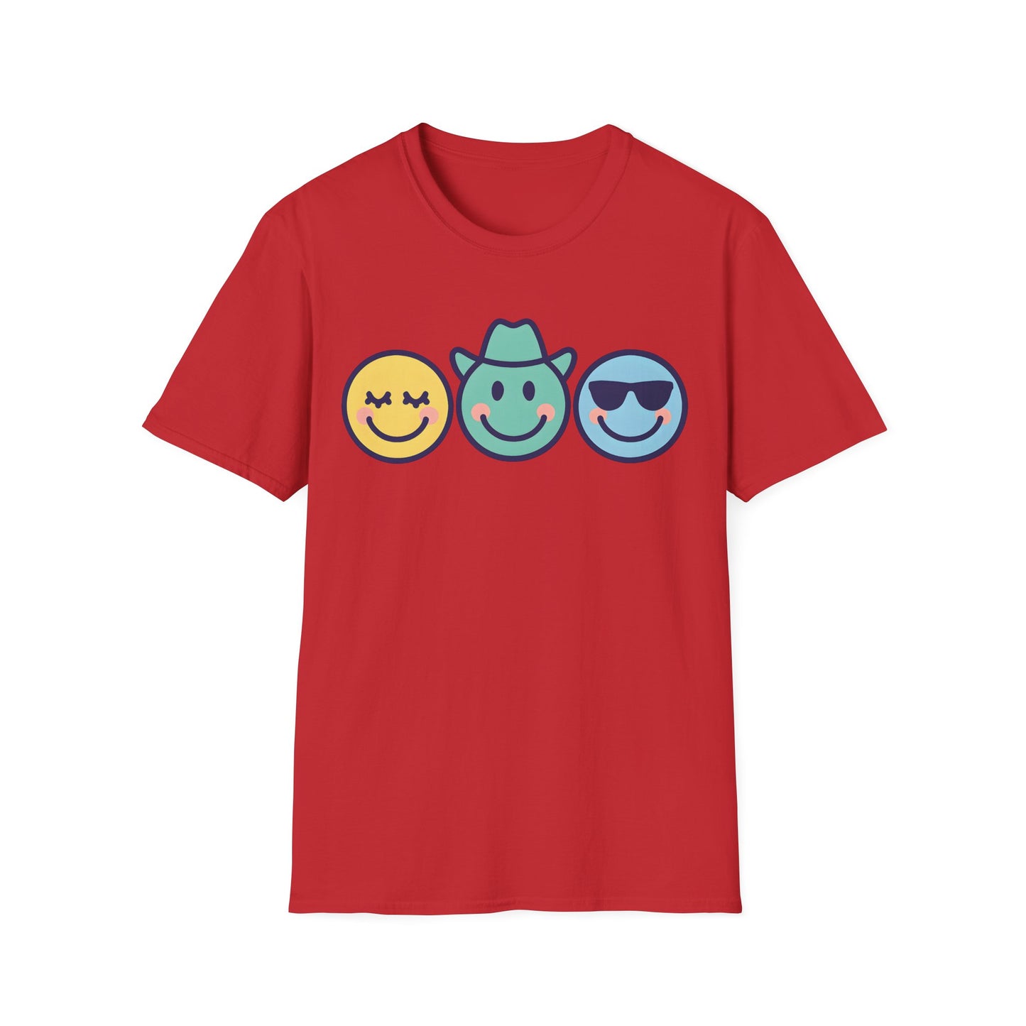 Happy Vibes Emoji T-Shirt