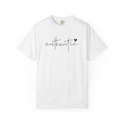 Authentic Love Unisex T-shirt - Soft Garment-Dyed Tee for Everyday Comfort