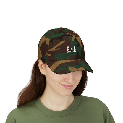 Camo Dad Cap - BRB Embroidered Hat for Outdoor Adventures, Father's Day Gift