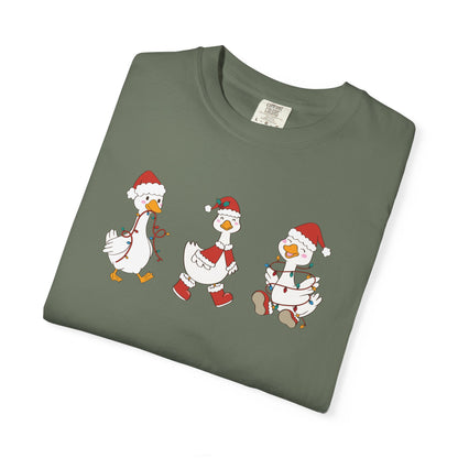 Christmas Ducks Unisex T-Shirt, Holiday Tee