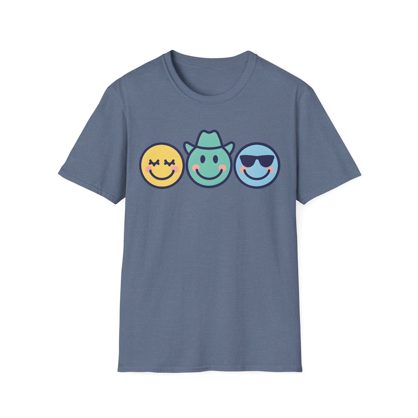 Happy Vibes Emoji T-Shirt