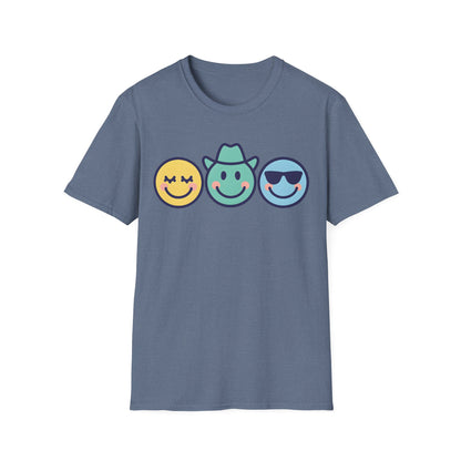 Happy Vibes Emoji T-Shirt