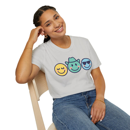 Happy Vibes Emoji T-Shirt