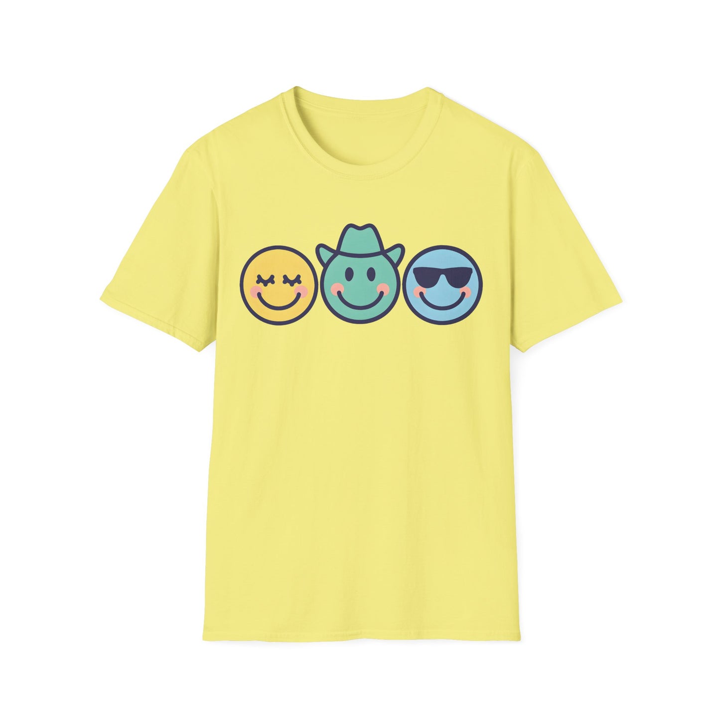 Happy Vibes Emoji T-Shirt