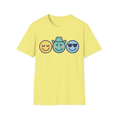 Happy Vibes Emoji T-Shirt