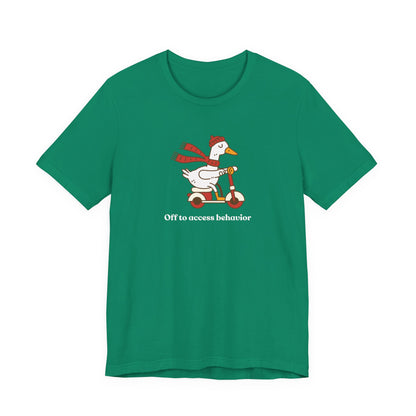 Funny Duck T-Shirt, 'Off to Awesome Behavior' Tee
