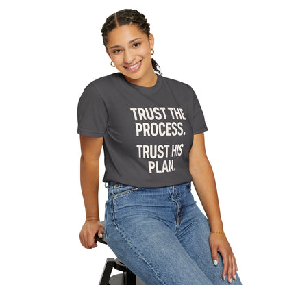 T-shirt unisexe inspirant - Faites confiance au processus, T-shirt motivant, tenue décontractée, idée cadeau, confort au quotidien