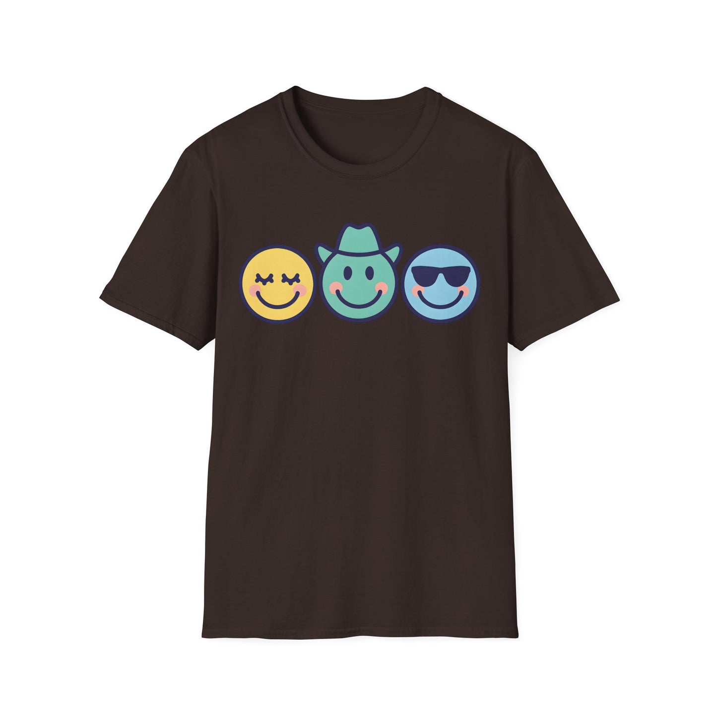 Happy Vibes Emoji T-Shirt