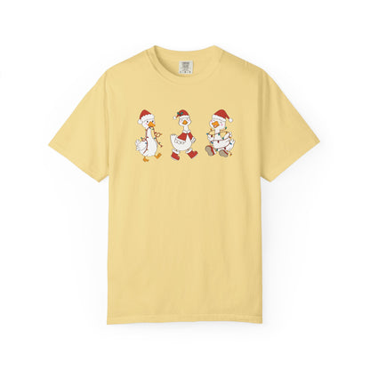 Christmas Ducks Unisex T-Shirt, Holiday Tee