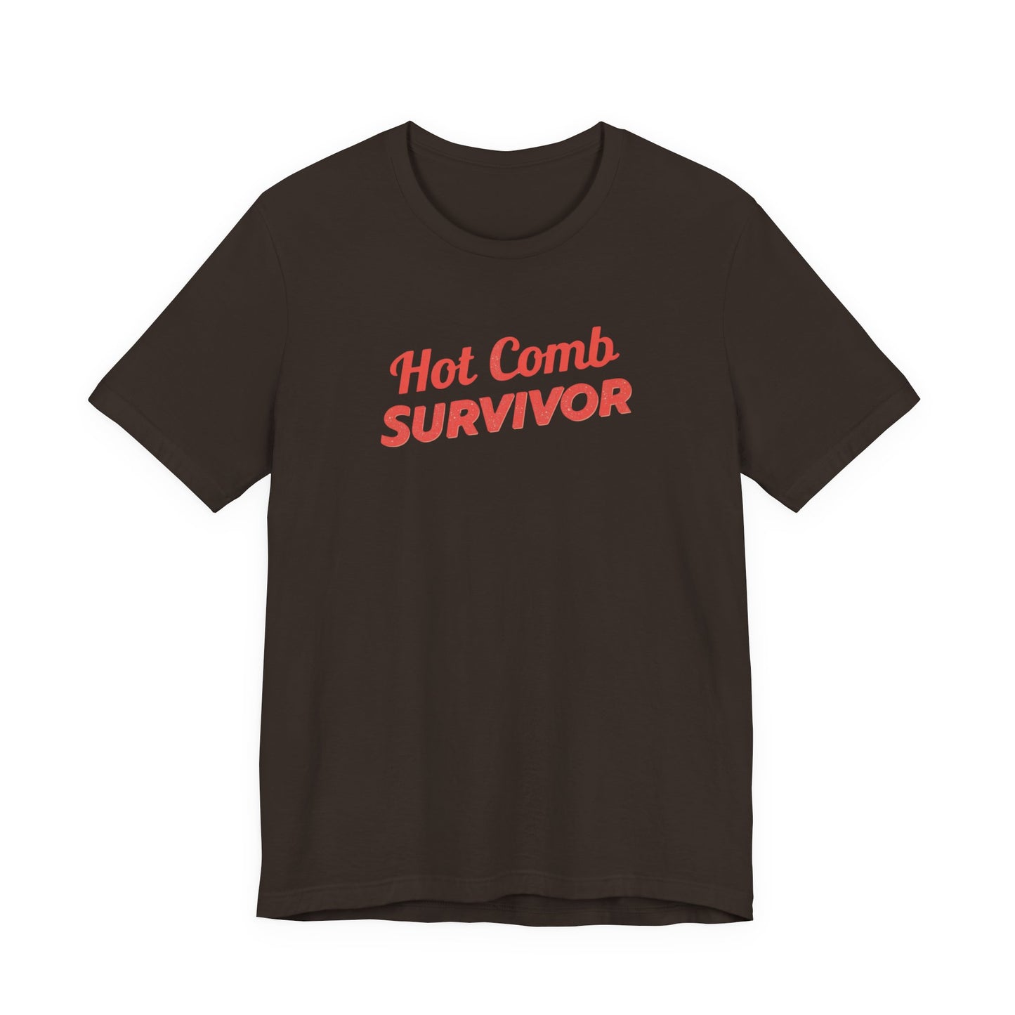 Hot Comb Survivor Tee, Hair Care Humor Gift
