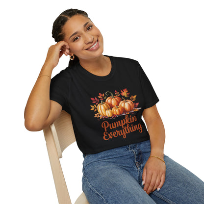 Autumn Pumpkin Everything T-Shirt | Cozy Graphic Tee for Fall