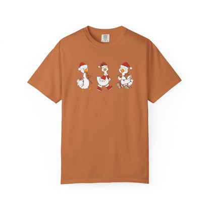 Christmas Ducks Unisex T-Shirt, Holiday Tee