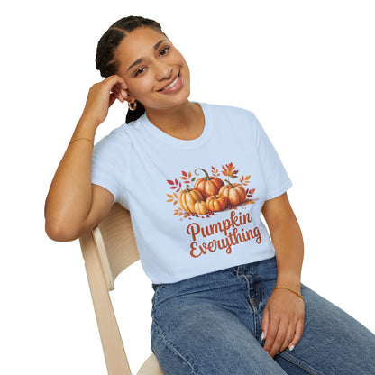 Autumn Pumpkin Everything T-Shirt | Cozy Graphic Tee for Fall