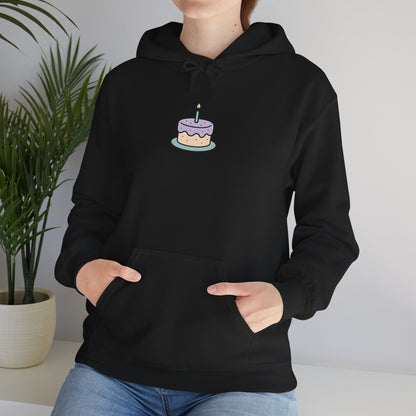 Birthday Cake Hoodie, Cute Gift for Cake Lovers