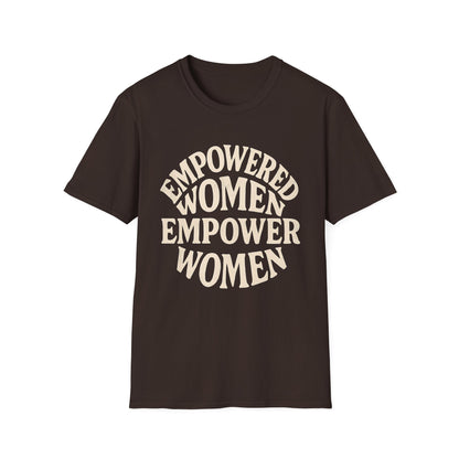 T-shirt unisexe « Femmes autonomes » | Cadeau féministe, T-shirt d'autonomisation, Vêtements pour les droits des femmes, T-shirt de motivation, Tenue décontractée