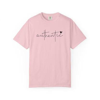 Authentic Love Unisex T-shirt - Soft Garment-Dyed Tee for Everyday Comfort