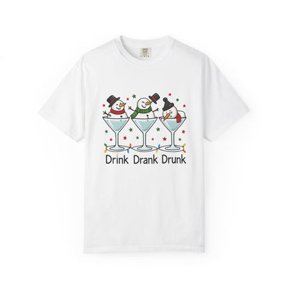 Drink Drank Drunk Holiday T-Shirt