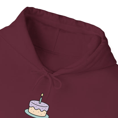 Birthday Cake Hoodie, Cute Gift for Cake Lovers