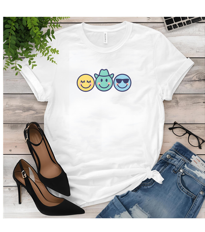 Happy Vibes Emoji T-Shirt